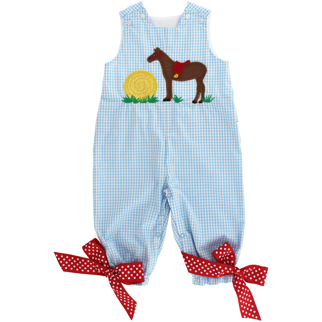 SADDLE UP INFANT GIRLS APPLIQUE KNEE BUBBLE