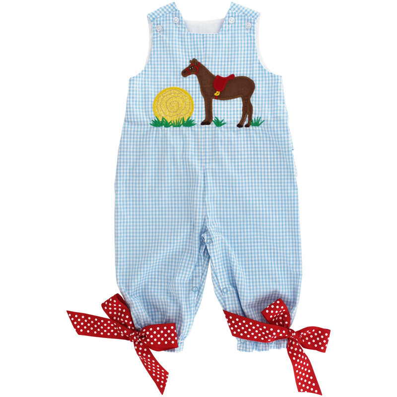 SADDLE UP INFANT GIRLS APPLIQUE KNEE BUBBLE