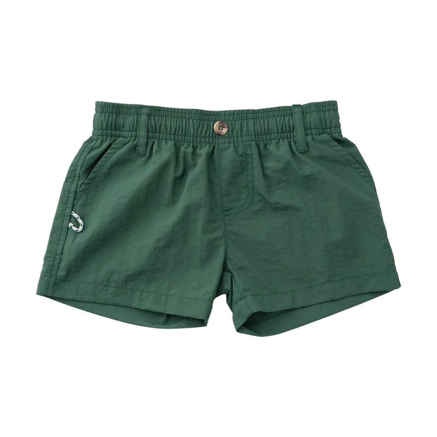 OUTRIGGER PERFORMANCE SHORT - SMOKE PINE GREEN