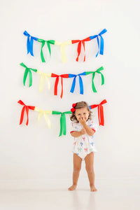 CINDY LOU BUBBLE - PIMA RIBBON REMINDER/WORTH AVE WHITE/RICHMOND RED