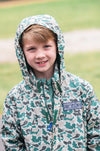 BOYS REFLECTIVE RAIN JACKET - NEUTRAL BREAK POINT