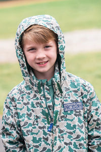BOYS REFLECTIVE RAIN JACKET - NEUTRAL BREAK POINT