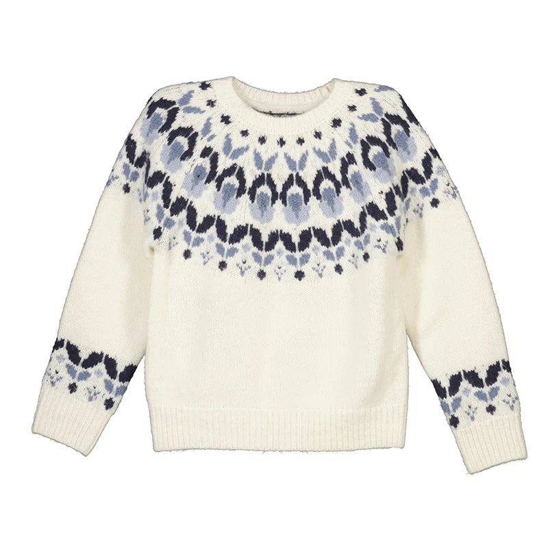 TWEEN JACQUARD SWEATER