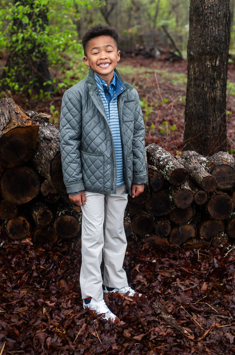 BOYS BARN JACKET - FLY FISHING