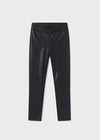 TWEEN BLACK LEATHER LEGGINGS