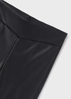 TWEEN BLACK LEATHER LEGGINGS