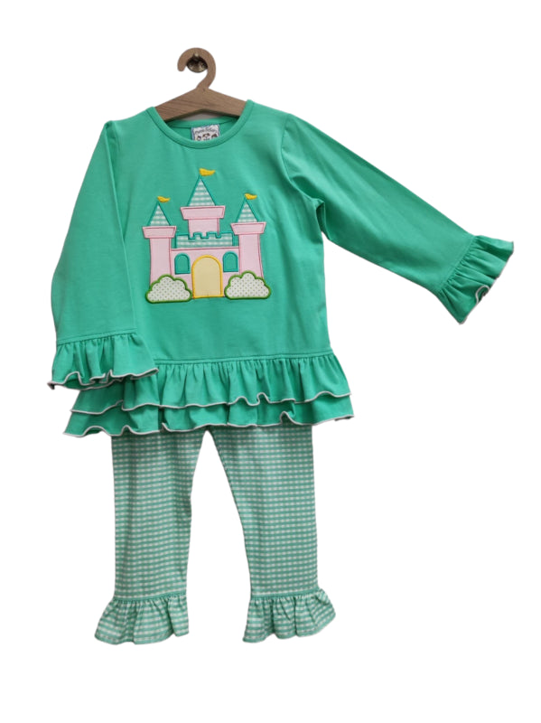 CASTLE APPLIQUE LEGGING SET