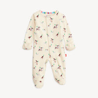QUACK ME UP ORGANIC COTTON MAGNETIC FOOTIE