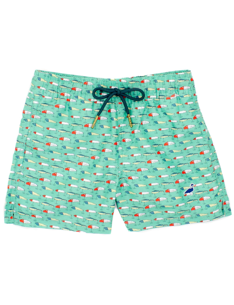 BOYS SWIM TRUNKS - VINTAGE LURES
