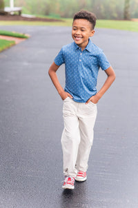 BOYS ORIGINAL ANGLER PANT WITHOUT CARGO POCKETS - ANCIENT SCROLL