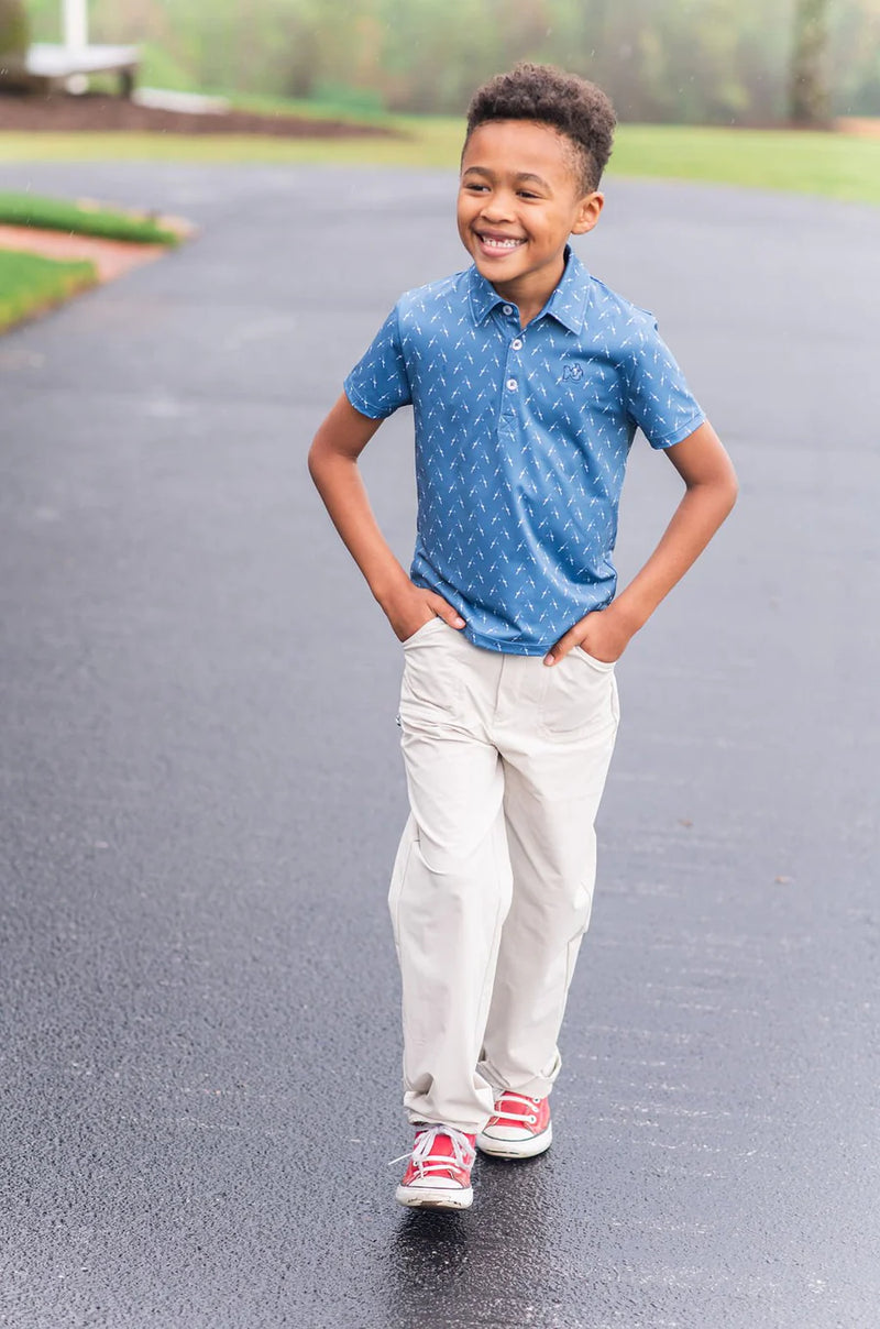 BOYS ORIGINAL ANGLER PANT WITHOUT CARGO POCKETS - ANCIENT SCROLL