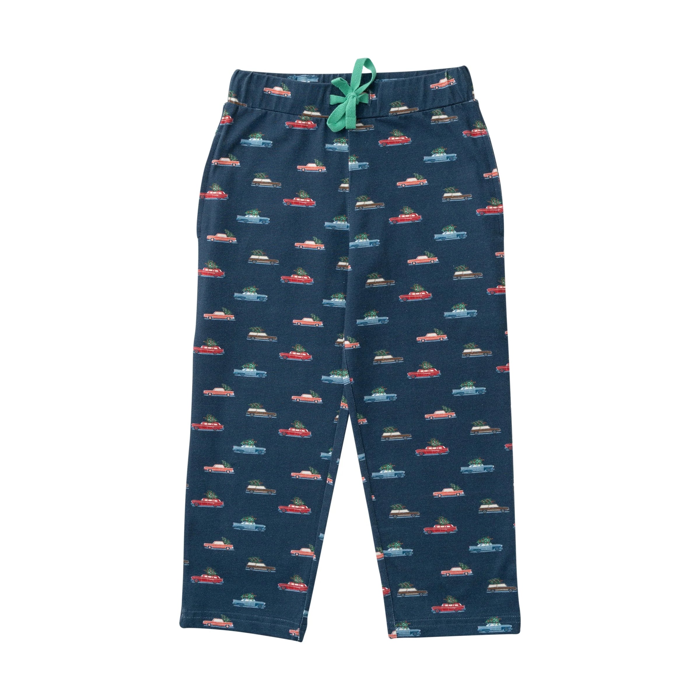 KIDS LOUNGE LIFE PANTS IN CHRISTMAS CARS PRINT