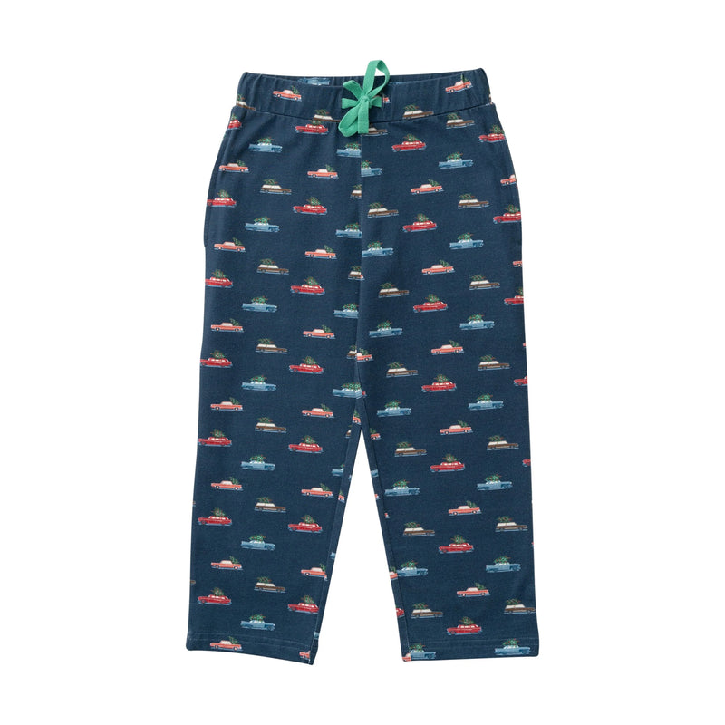 KIDS LOUNGE LIFE PANTS IN CHRISTMAS CARS PRINT