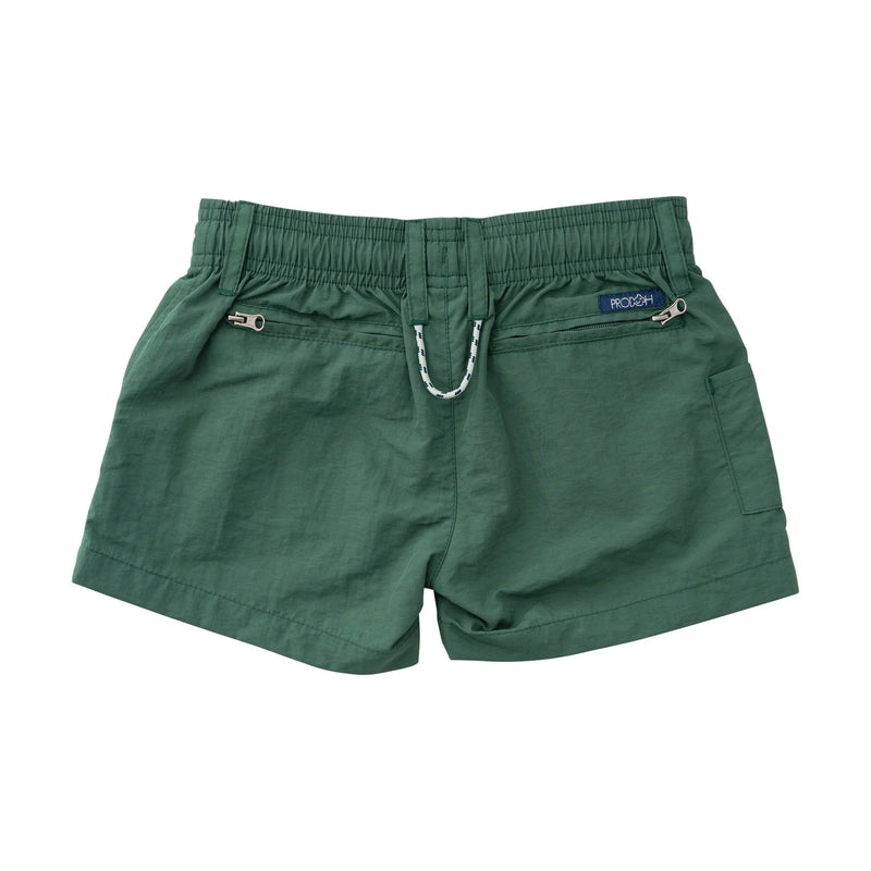 OUTRIGGER PERFORMANCE SHORT - SMOKE PINE GREEN