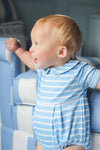 BRADFORD BUBBLE - PIMA SARASOTA SKY STRIPE/WORTH AVE WHITE