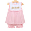 PUPPY TRIO EMBROIDERED BLOOMER SET