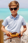PRIM AND PROPER POLO - BEALE STREET BLUE/MULTICOLOR PIMA