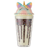 UNICORN SCOOP CONE TUMBLER - PINK