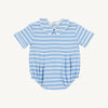 BRADFORD BUBBLE - PIMA SARASOTA SKY STRIPE/WORTH AVE WHITE