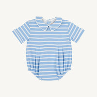BRADFORD BUBBLE - PIMA SARASOTA SKY STRIPE/WORTH AVE WHITE