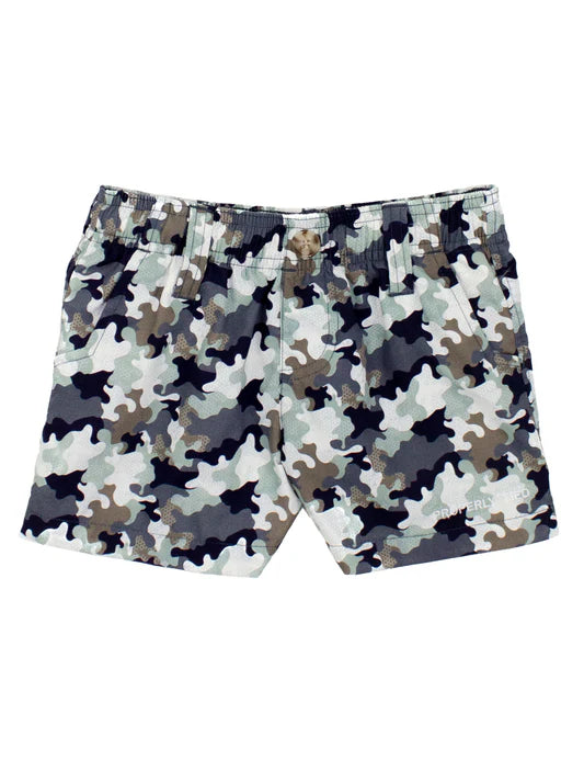 BOYS MALLARD SHORT BLACKWATER CAMO