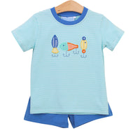 FISHING LURES BOY SHORT SET