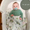 GOLF A ROUND BABY MUSLIN SWADDLE BLANKET