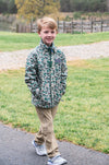BOYS REFLECTIVE RAIN JACKET - NEUTRAL BREAK POINT
