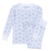 PRECIOUS PUMPKINS PRINT LONG PAJAMAS BLUE