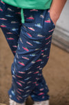 KIDS LOUNGE LIFE PANTS IN CHRISTMAS CARS PRINT
