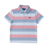 PRO PERFORMANCE POLO - AMERICAN STRIPE