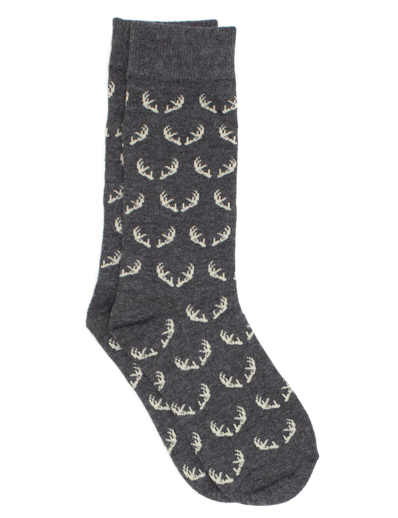 BOYS LUCKY DUCK SOCK ANTLERS