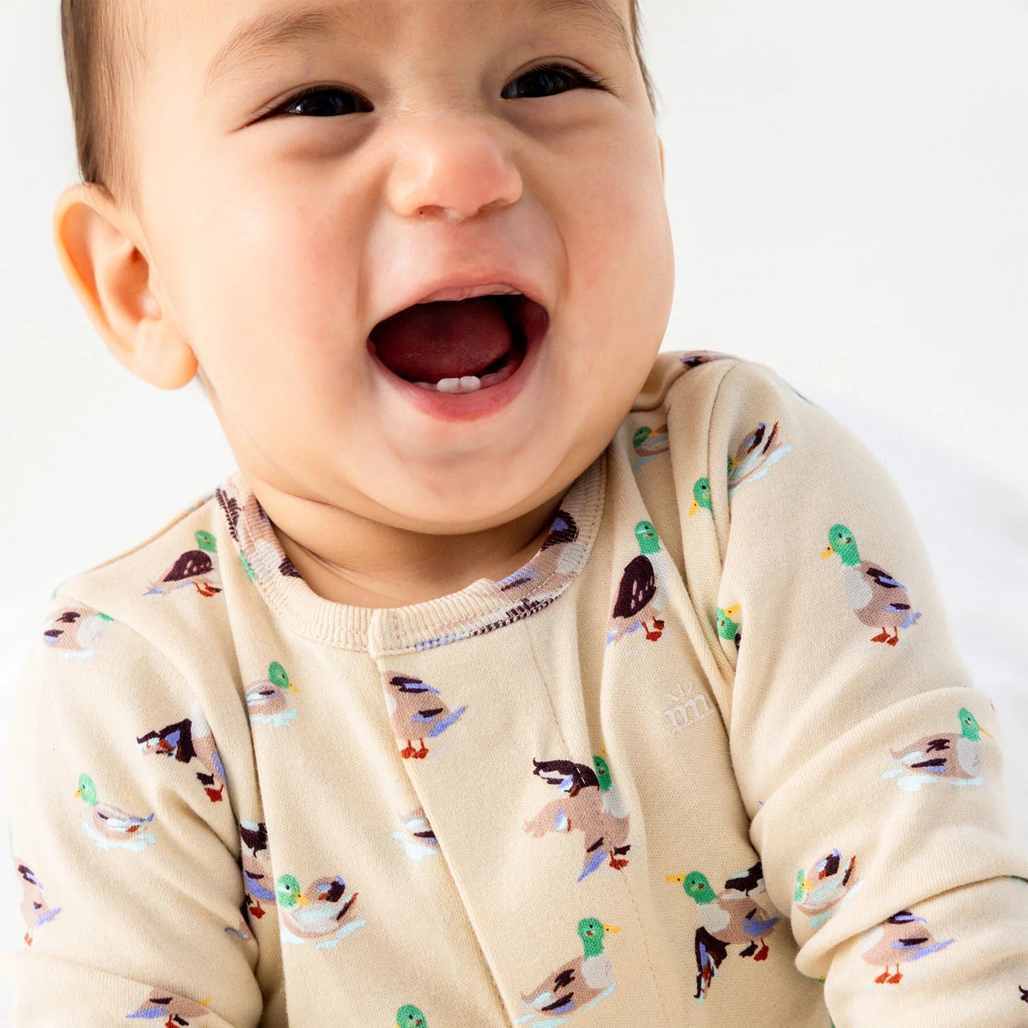 QUACK ME UP ORGANIC COTTON MAGNETIC FOOTIE