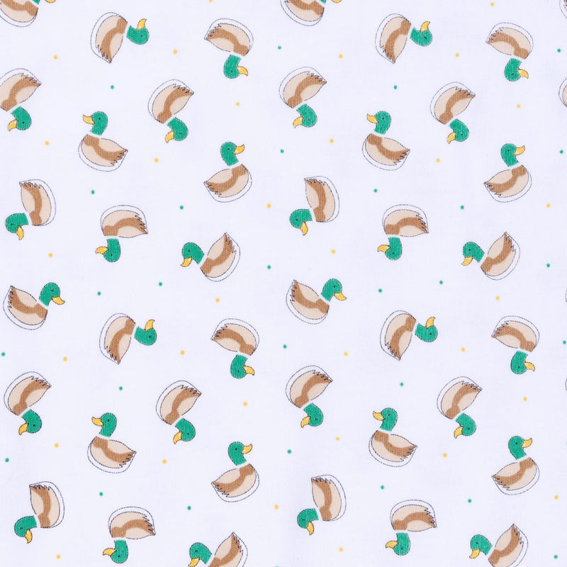 MINI MALLARD PRINT LONG PAJAMAS