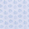 PRECIOUS PUMPKINS PRINT LONG PAJAMAS BLUE