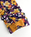 GIRLS RUCHED BOW LEGGINGS BLACKBERRY FIELDS