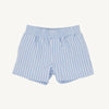 SHEFFIELD SHORTS TWILL - BEALE STREET BLUE STRIP WITH GRACE BAY GREEN