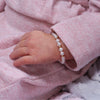 14K GOLD-PLATED PEARL BABY AND CHILD'S BRACELET
