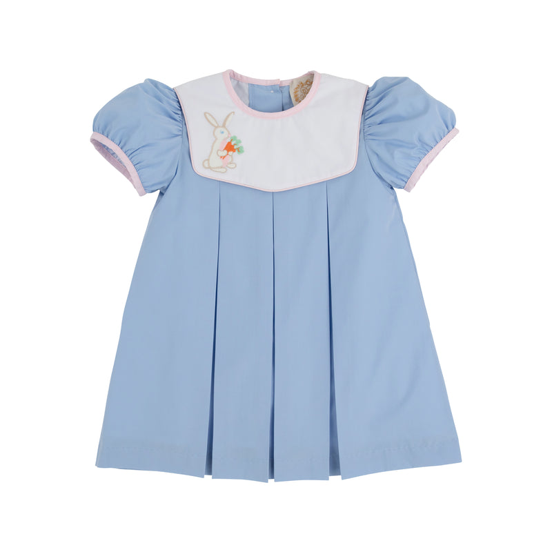 BUNNY PHIPPS FROCK BEALE STREET BLUE/WORTH AVENUE WHITE/PALM