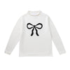 BLACK BOW SWEATER