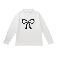 BLACK BOW SWEATER