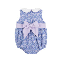 SLEEVELESS CINDY LOU SASH BUBBLE BEALE STREET BOWS/LAUDERDALE LAVENDER