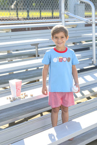 TAKE ME OUT TO THE BALLGAME BIY SHORT SET