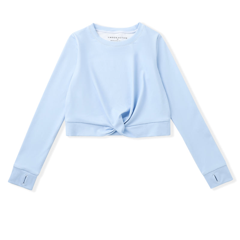 BLUE KNOT TOP