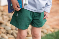 OUTRIGGER PERFORMANCE SHORT - SMOKE PINE GREEN