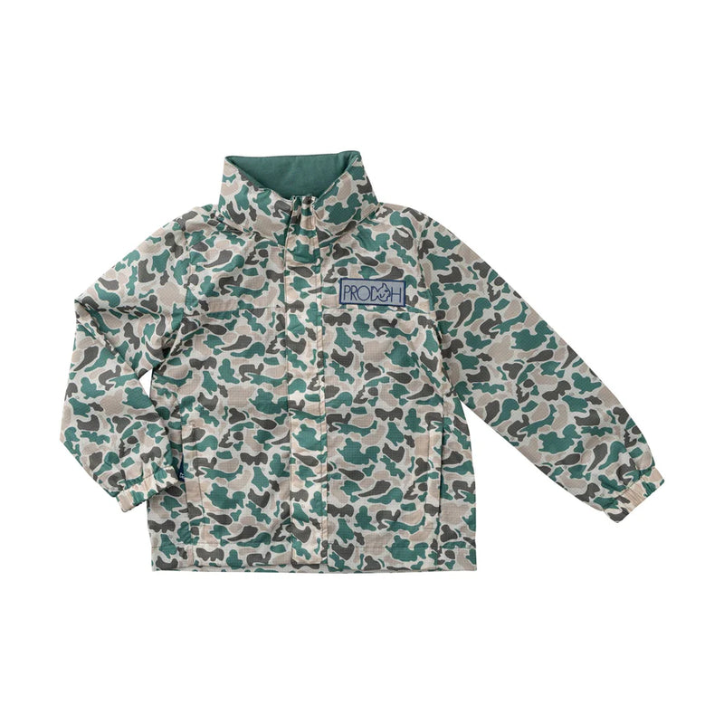 BOYS REFLECTIVE RAIN JACKET - NEUTRAL BREAK POINT
