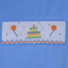 HOUSTON PARTY TIME BOYS BLUE SMOCKED TEE