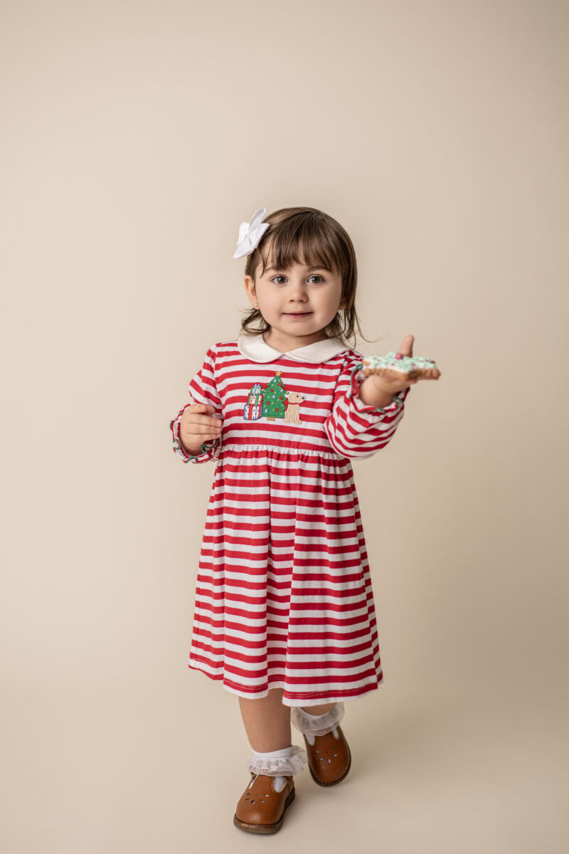 CHRISTMAS MORNING L/S DRESS