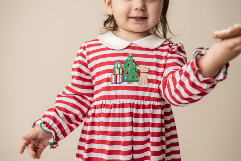 CHRISTMAS MORNING L/S DRESS
