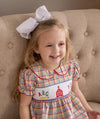 SCHOOL DAYS SMOCKED DRESS